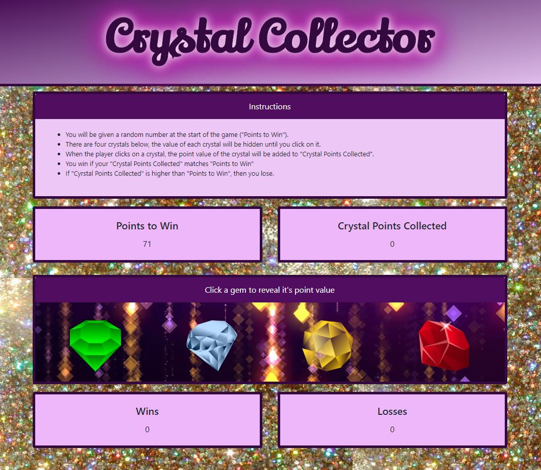 Image of Crystal Number Game